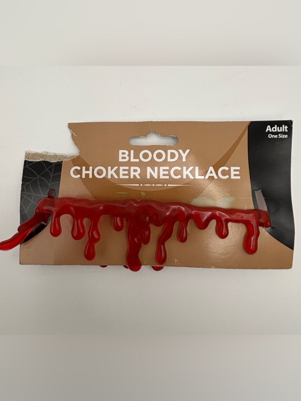 Halloween Bloody Drip Choker Necklace - Red